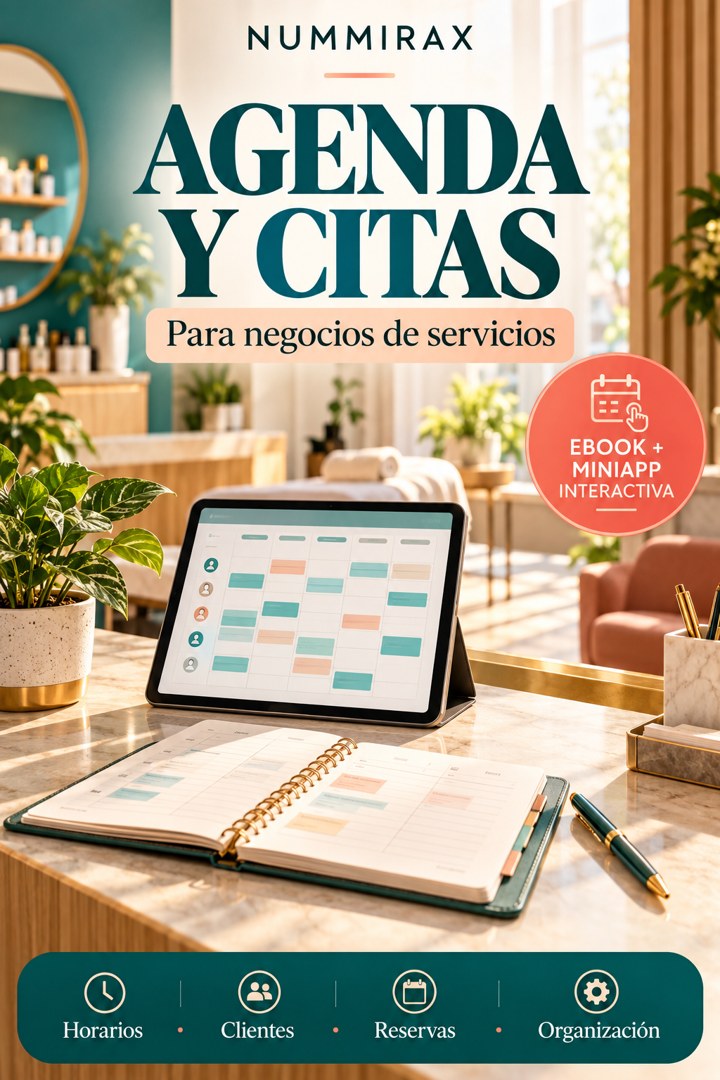 Agenda y citas para negocios de servicios