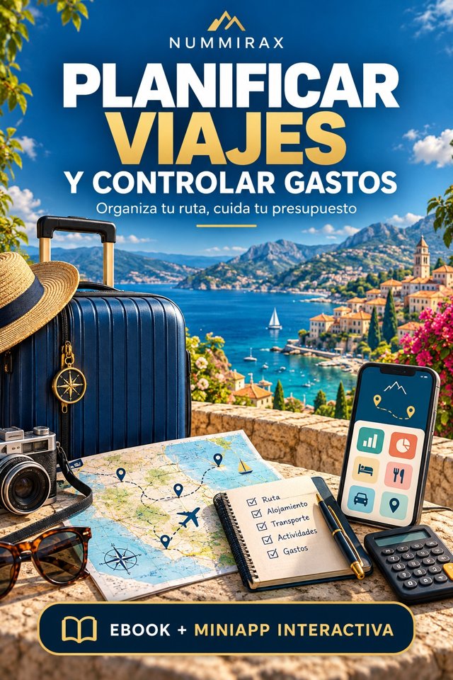 Planificar viajes y controlar gastos