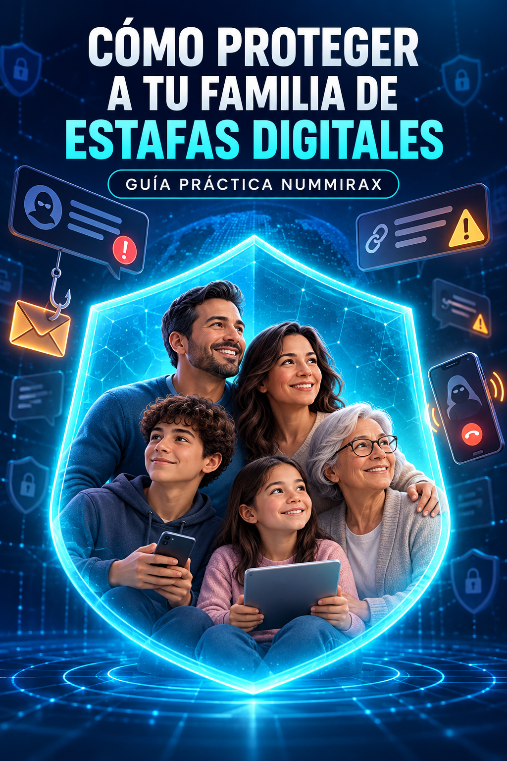 Portada Cómo proteger a tu familia de estafas digitales