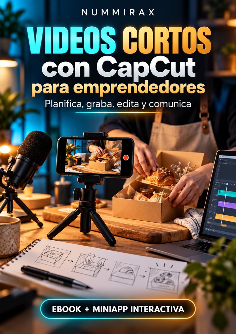 Videos cortos con CapCut para emprendedores